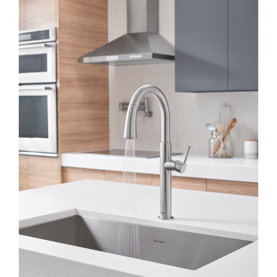 Studio S 1.8 GPM Single Hole Pull Down Kitchen Faucet with Re-Trax Technology