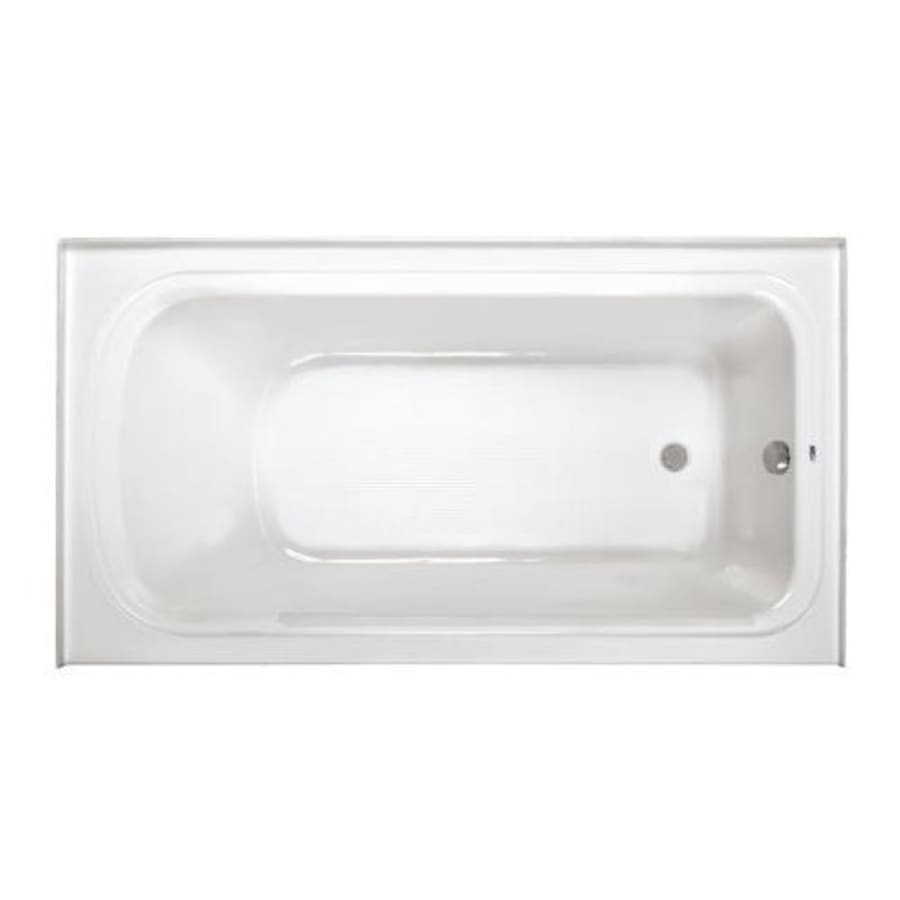 Hillsboro 66" x 36" Three Wall Alcove Acrylic Soaking Tub with Right Drain and Overflow