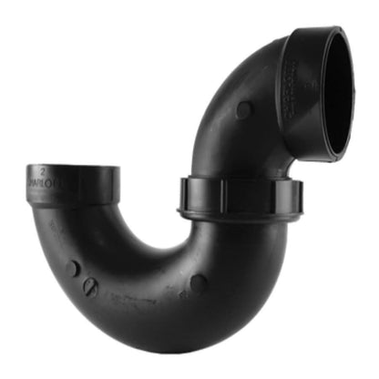 DWV Union P-Trap, 2 in, Hub, ABS
