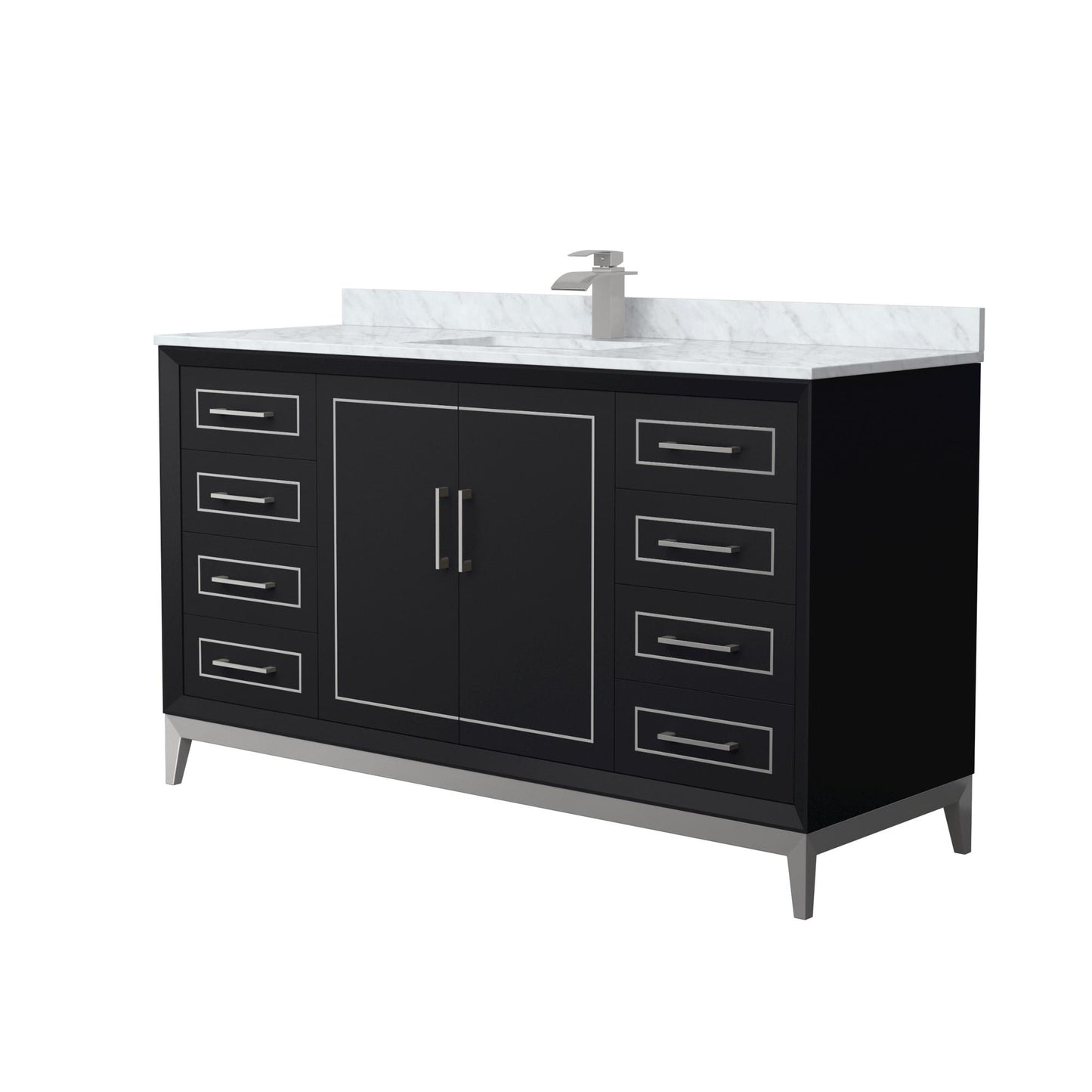 Marlena Single Bathroom Vanity - 60W x 35.25H x 22D