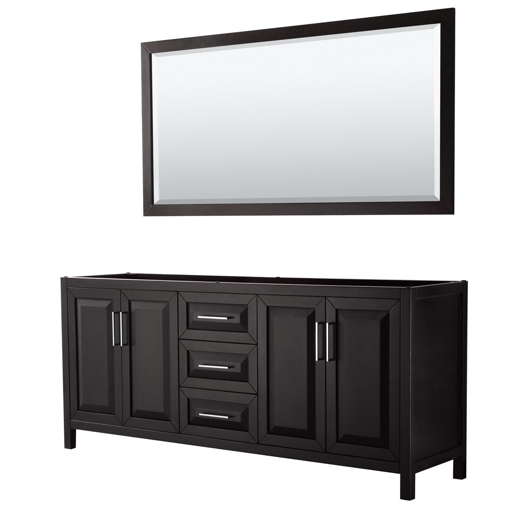 Daria Double Bathroom Vanity - 78.75W x 35H x 21.5D