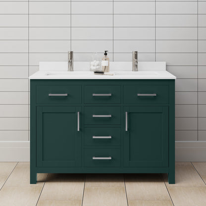 Beckett Double Bathroom Vanity - 48W x 35H x 22D