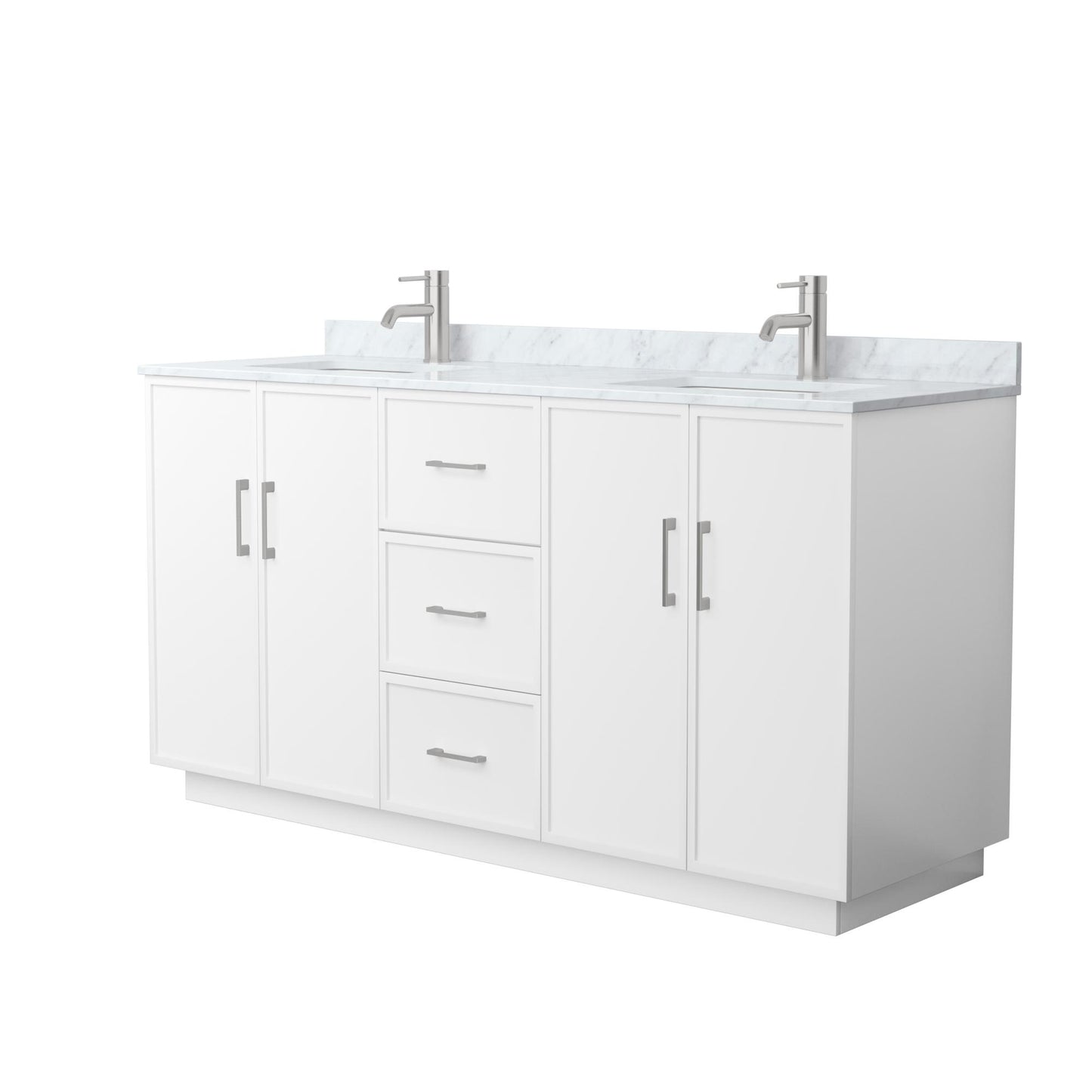 Elan Double Bathroom Vanity with Toe Kick - 66W x 35H x 22D