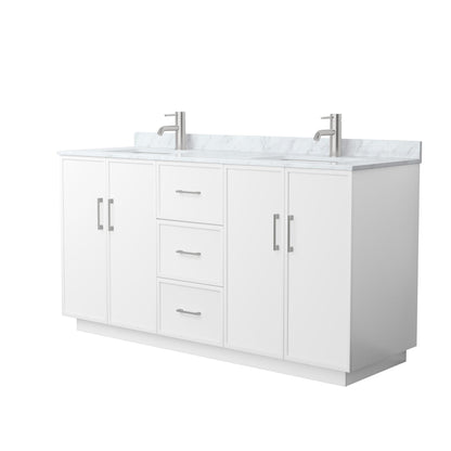 Elan Double Bathroom Vanity with Toe Kick - 66W x 35H x 22D