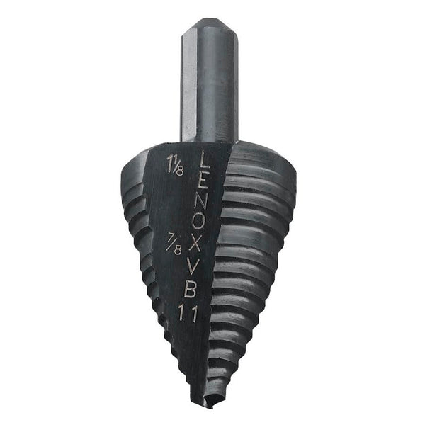 Vari-Bit® Step Drill, 7/8 to 1-1/8 in, Max Hole Diameter, 2 Steps