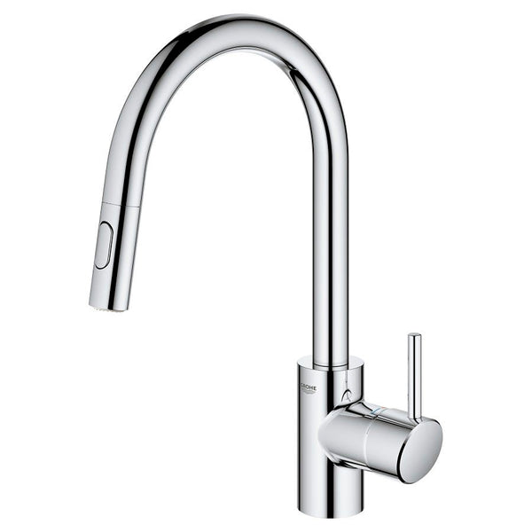 Concetto™ Kitchen Faucet, Deck Mount, ADA, 1 Lever Handle, 1-Hole, Chrome