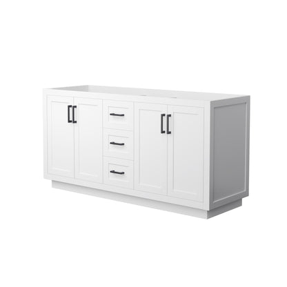 Miranda Double Bathroom Vanity - 65.25W x 33H x 21.75D