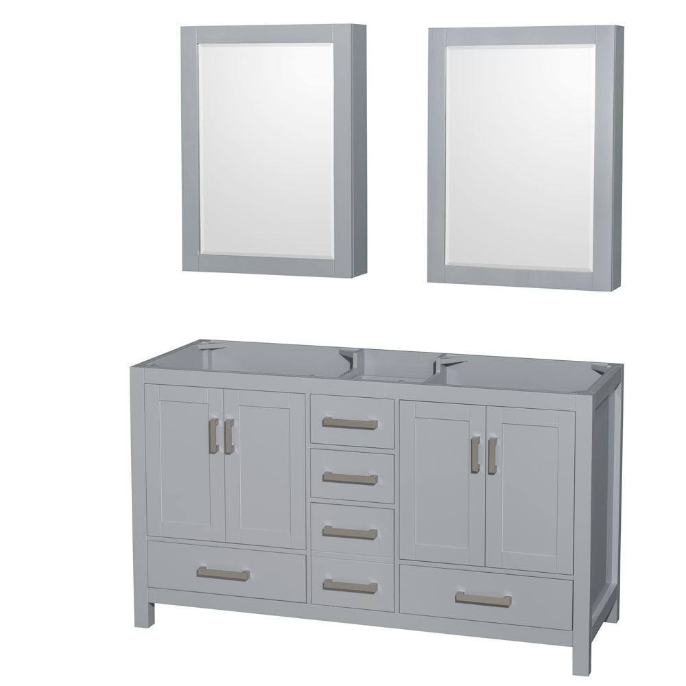 Sheffield Double Bathroom Vanity - 59W x 35H x 21.5D