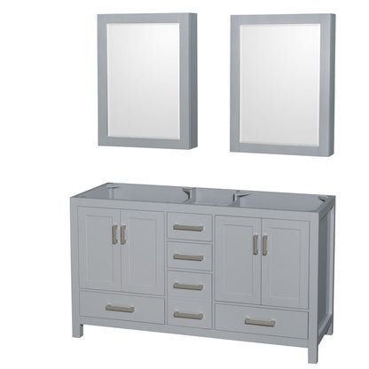 Sheffield Double Bathroom Vanity - 59W x 35H x 21.5D