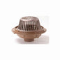 1010 Roof Drain Body, 15 in Dia, 6 in Outlet, No Hub