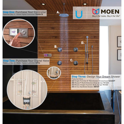 Moen Smart Shower Backup Battery Kit