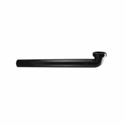 Tubular Tailpiece, 1-1/2 in, Tube x Flange, Black