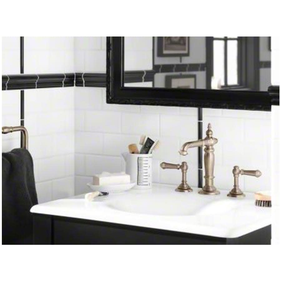 Artifacts 1.2 GPM Widespread Bathroom Faucet with Pop-Up Drain Assembly - Less Handles