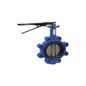 Lug Style Butterfly Valve, Lever Handle, 6 in, Flange, Ductile Iron