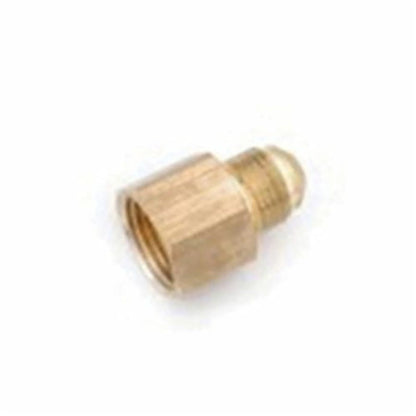 Female Adapter, 7/8 x 3/4 in, Flare x FNPT, Brass, Rough Brass, Domestic