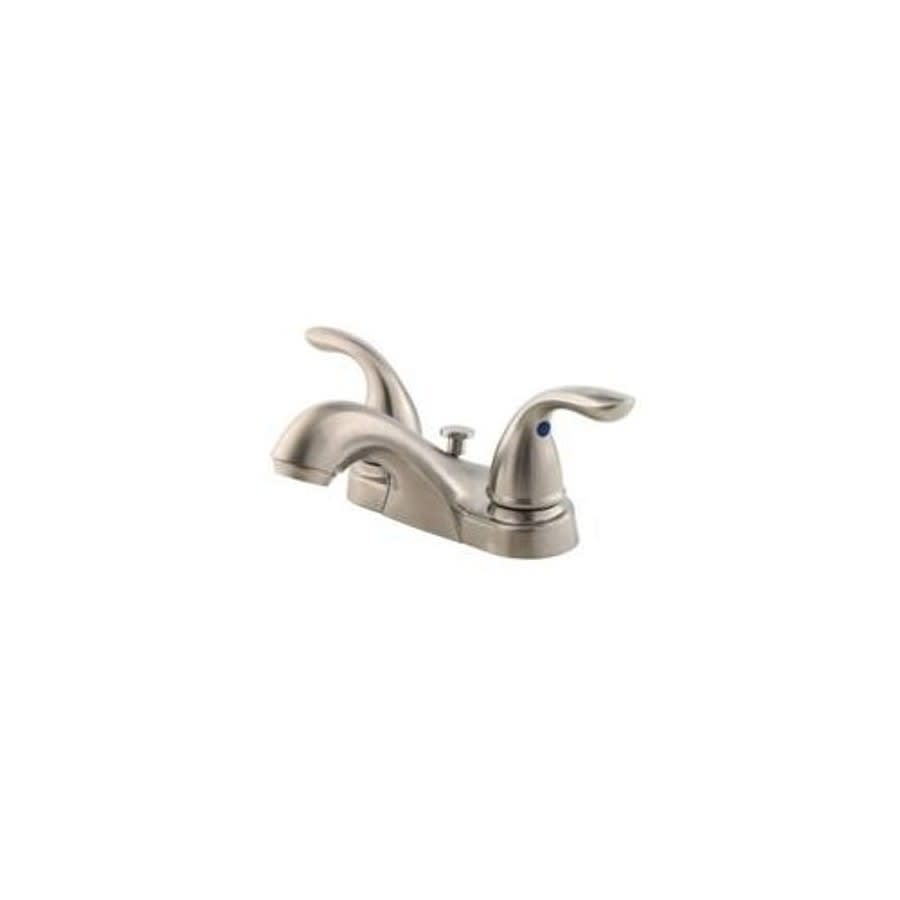 Pfirst Series™ Centerset Lavatory Faucet, ADA, 2 Handle, 3-Hole, 1.2 gpm, Brushed Nickel