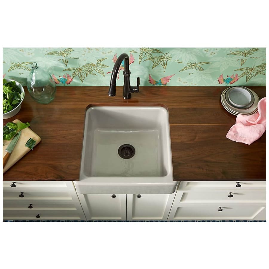 Whitehaven 23-1/2" Undermount Single Basin Cast Iron Kitchen Sink