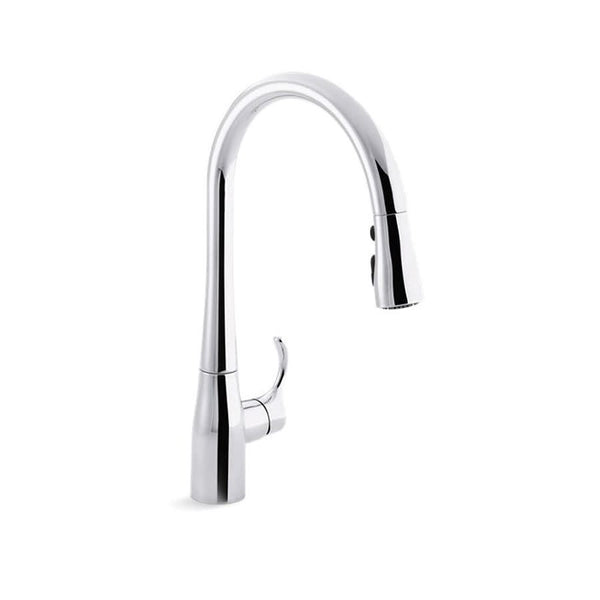 Simplice® Kitchen Faucet, Deck Mount, ADA, 1 Lever Handle, 1 or 3-Hole, Polished Chrome
