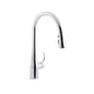 Simplice® Kitchen Faucet, Deck Mount, ADA, 1 Lever Handle, 1 or 3-Hole, Polished Chrome