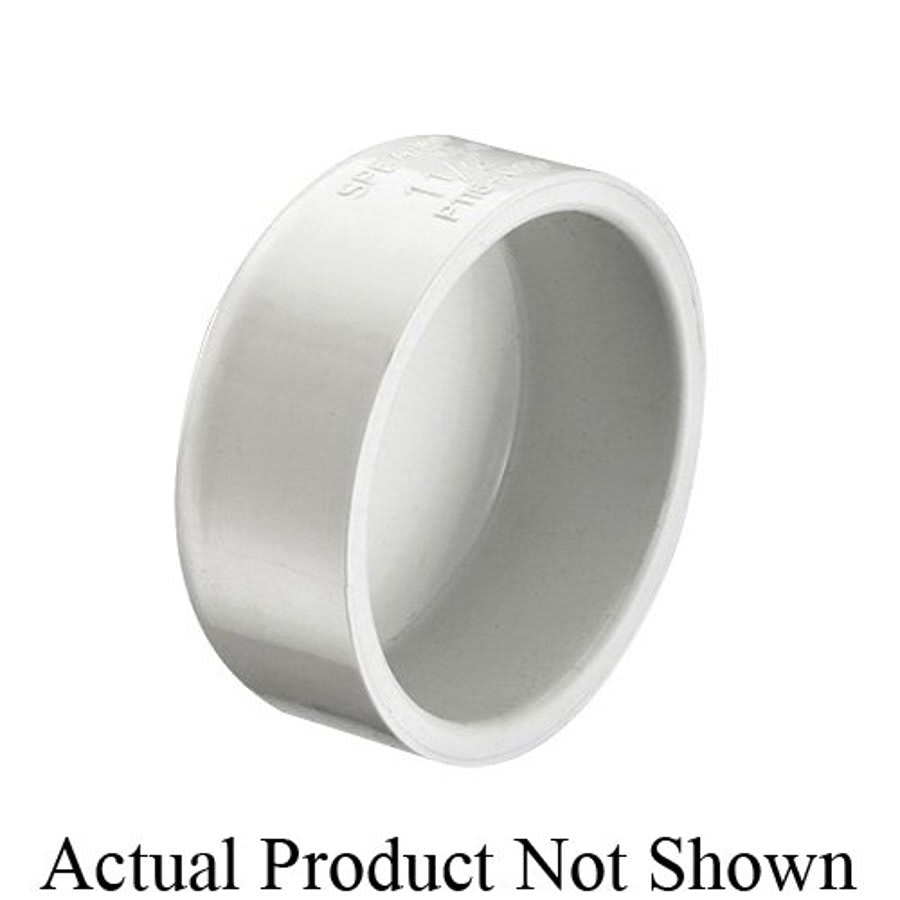 Cap, 8 in, Hub, DWV, PVC