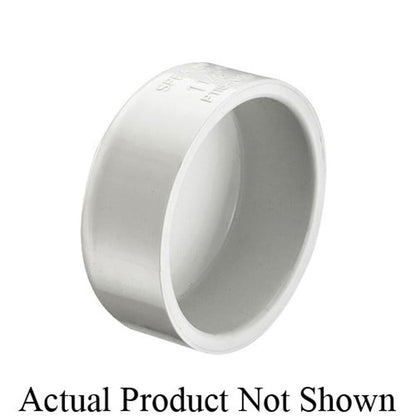Cap, 8 in, Hub, DWV, PVC
