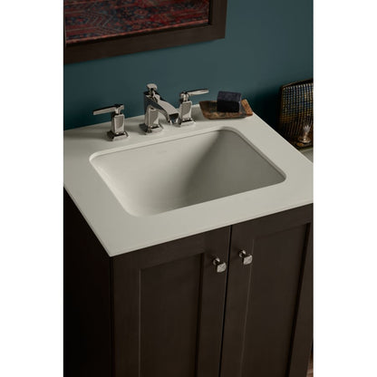 Caxton Rectangle 20-1/4" Undermount Bathroom Sink with Overflow