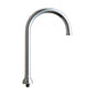 Rigid/Swing Gooseneck Spout, 6-1/8 in L, 1.5 gpm, Polished Chrome