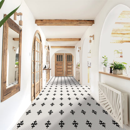Color Story Mosaics Matte Designer White Hexagon 1.5X1.5 Matte