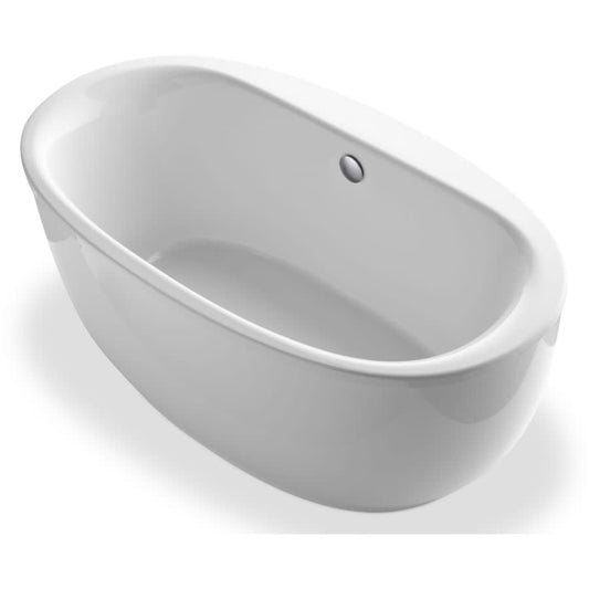 Sunstruck 60" Soaking Bathtub for Freestanding Installations with Center Drain