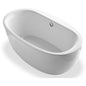 Sunstruck 60" Soaking Bathtub for Freestanding Installations with Center Drain