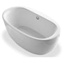 Sunstruck 60" Soaking Bathtub for Freestanding Installations with Center Drain