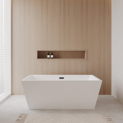 Sara Freestanding Bathtub - 63W x 23.5H x 31.5D