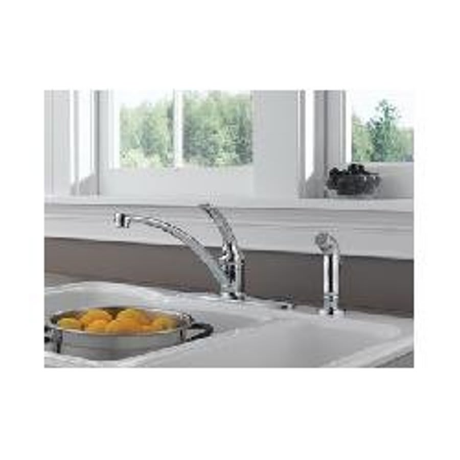 Foundations® Kitchen Faucet, Deck Mount, ADA, 1 Lever Handle, 4-Hole, Chrome