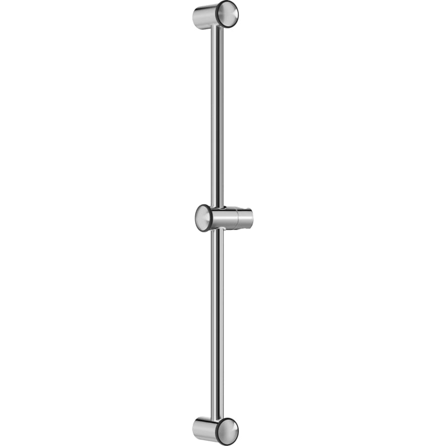 30" Brass Slide Bar with Sliding Hand Shower Holder