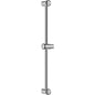 30" Brass Slide Bar with Sliding Hand Shower Holder