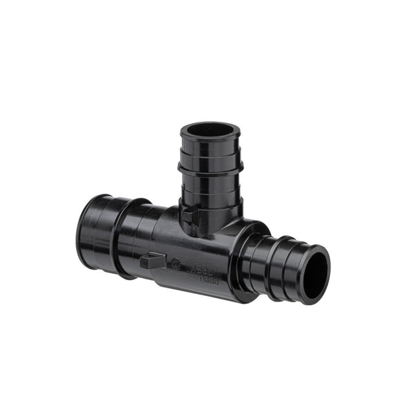 Tee, 1 x 3/4 x 3/4 in, Expansion PEX, Poly