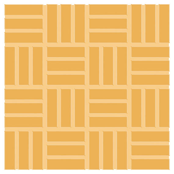 Color Wheel Mosaic Mustard Herringbone 1X3 Glossy