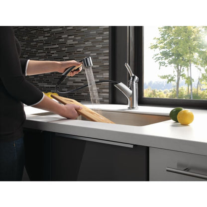 Collins Pull-Out Spray Kitchen Faucet with Optional Escutcheon Plate - Includes Lifetime Warranty