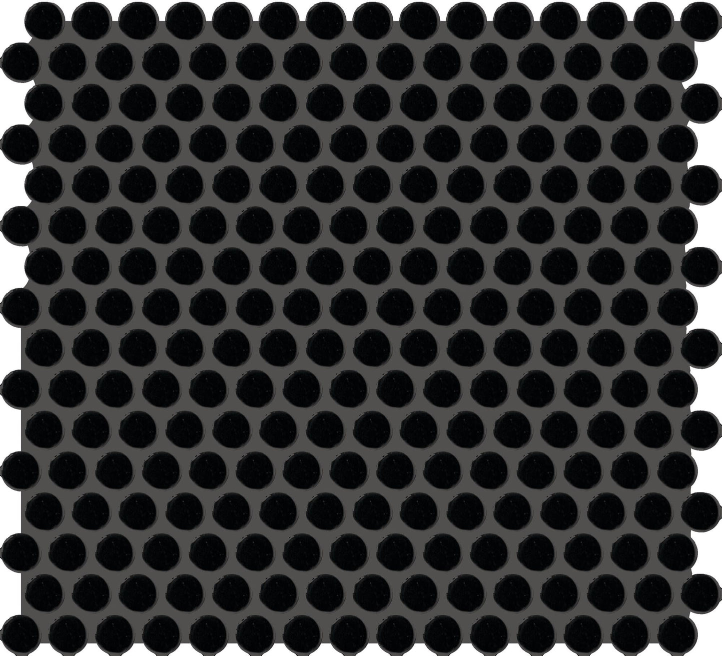 Color Story Mosaics Matte Black Straight Joint 2X2 Matte