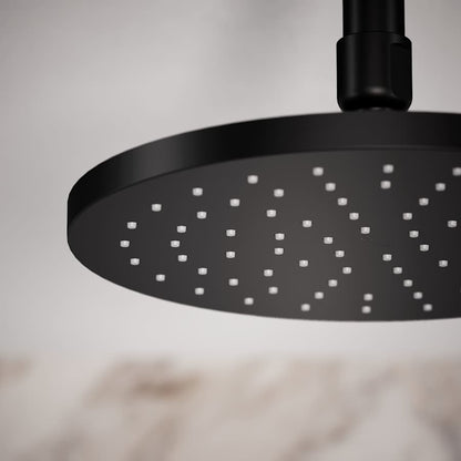 Contemporary Round 8" Single Function 2.5 GPM Rainhead with MasterClean Sprayface and Katalyst Air-Induction Technology