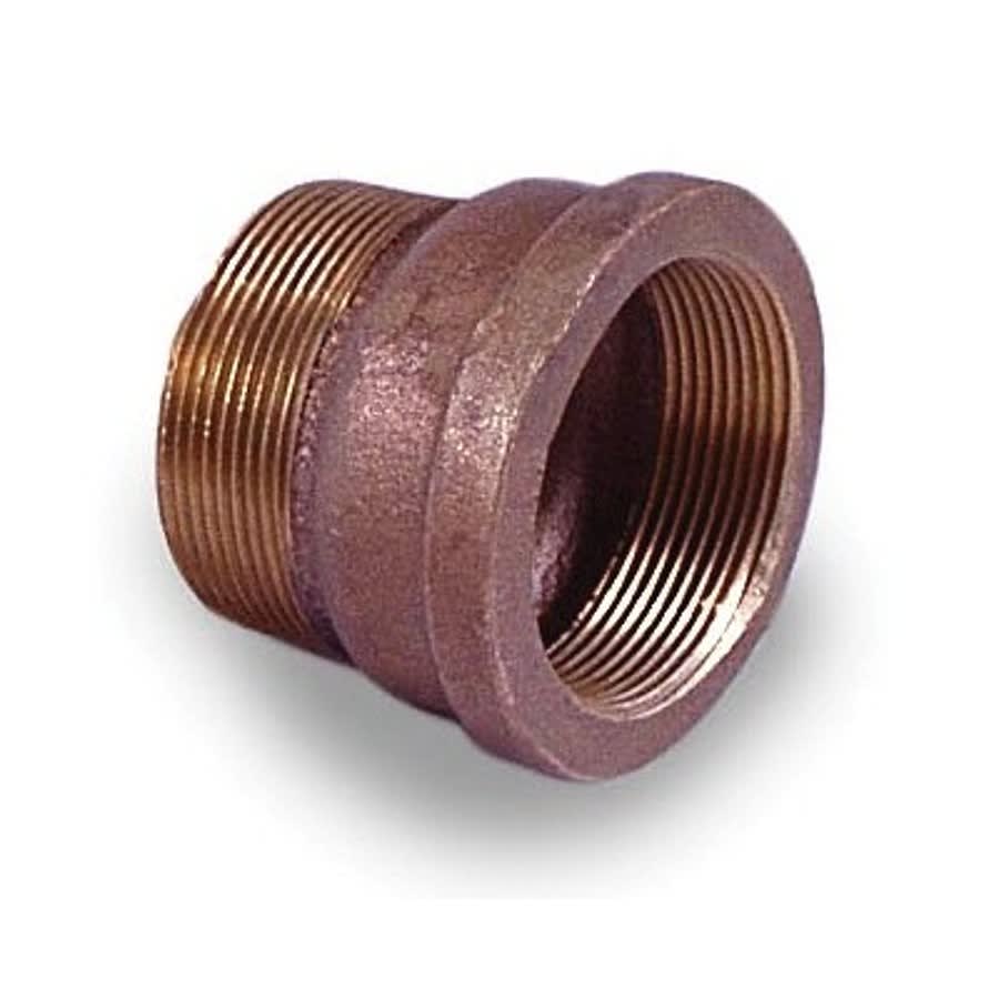 Extension Piece, 3/4 in, MNPT x FNPT, Lead Free Brass, Rough Brass