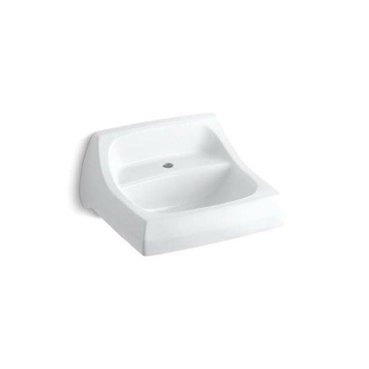 Kingston™ Wall Mount Lavatory Sink, ADA, 21-1/4 x 18-1/4 x 7-1/4 in, Vitreous China, White