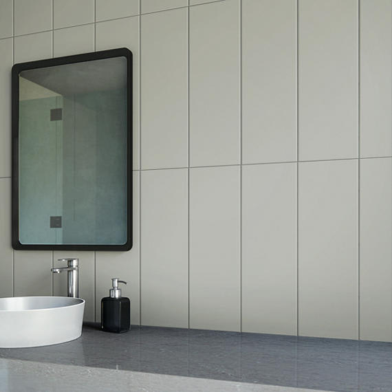 Color Wheel Linear Matte Desert Gray Rectangle 8X24 Matte