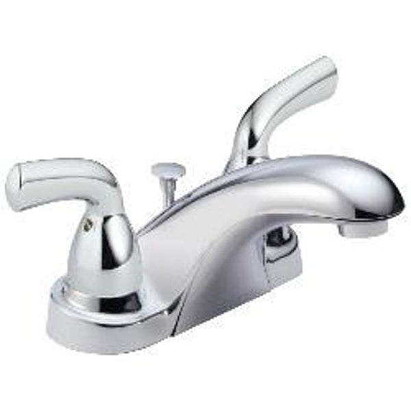 Foundations® Centerset Lavatory Faucet, ADA, 2 Handle, 3-Hole, 1.2 gpm, Chrome