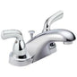 Foundations® Centerset Lavatory Faucet, ADA, 2 Handle, 3-Hole, 1.2 gpm, Chrome