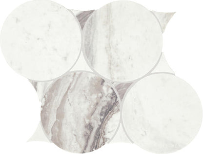 Eclessia Marble Volakas Circle 6X6 Polished