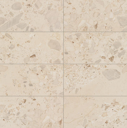 Sand and Stone Summit Rectangle, Stone 12X24 Matte