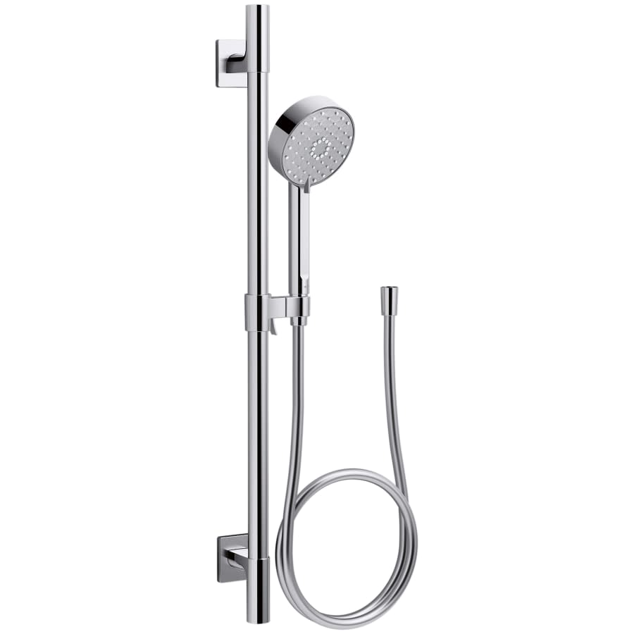 Awaken G110 1.75 GPM Multi Function Hand Shower Package - Includes Slide Bar and Hose