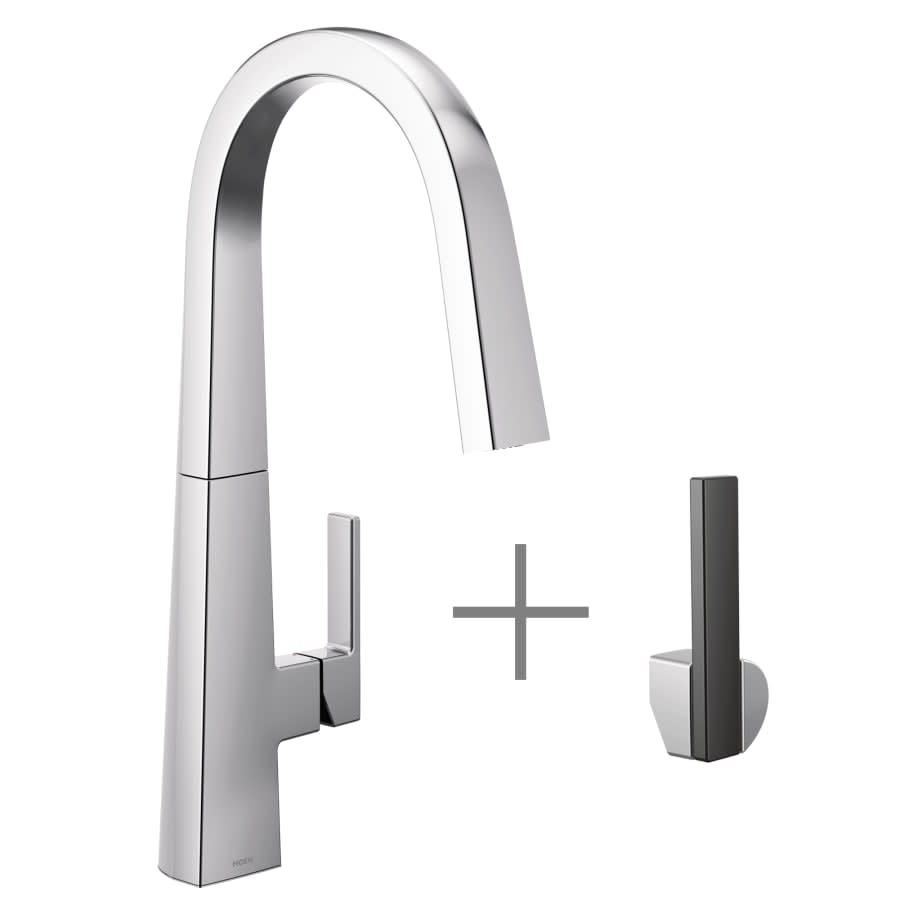 Nio 1.5 GPM Deck Mounted Pull Down Kitchen Faucet with Power Clean, Duralock, Duralast, and Reflex Technology