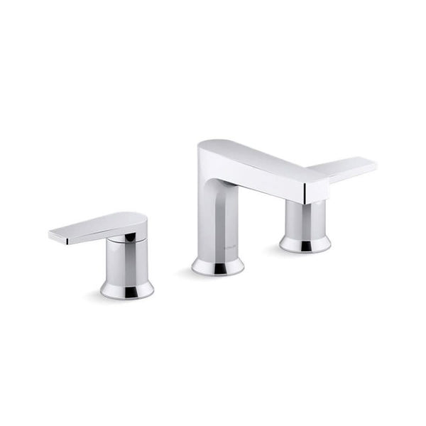 Taut™ Widespread Lavatory Faucet, ADA, 2 Handle, 3-Hole, 1.2 gpm, Polished Chrome